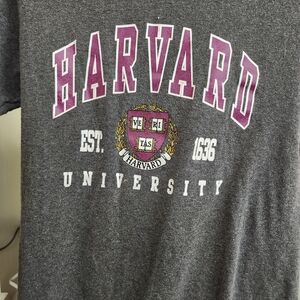 Delta Harvard University Charcoal Tee